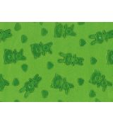 Samolepící papíry A4 10ks - metalická zelená zvířátka