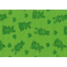 Samolepící papíry A4 10ks - metalická zelená zvířátka