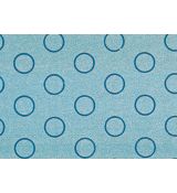 Samolepící papíry A4 10ks - metalické modré kruhy