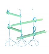 3ks stojany k plastovým  žlabům