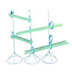 3ks stojany k plastovým  žlabům