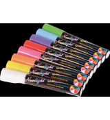 Sada 8 ks tekutá křídová pera