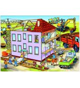 Puzzle Stavba domu 35 ks