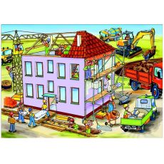 Puzzle Stavba domu 35 ks